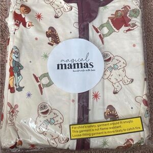 Magical mamas handmade (made with magic) classic Christmas characters bamboo pjs